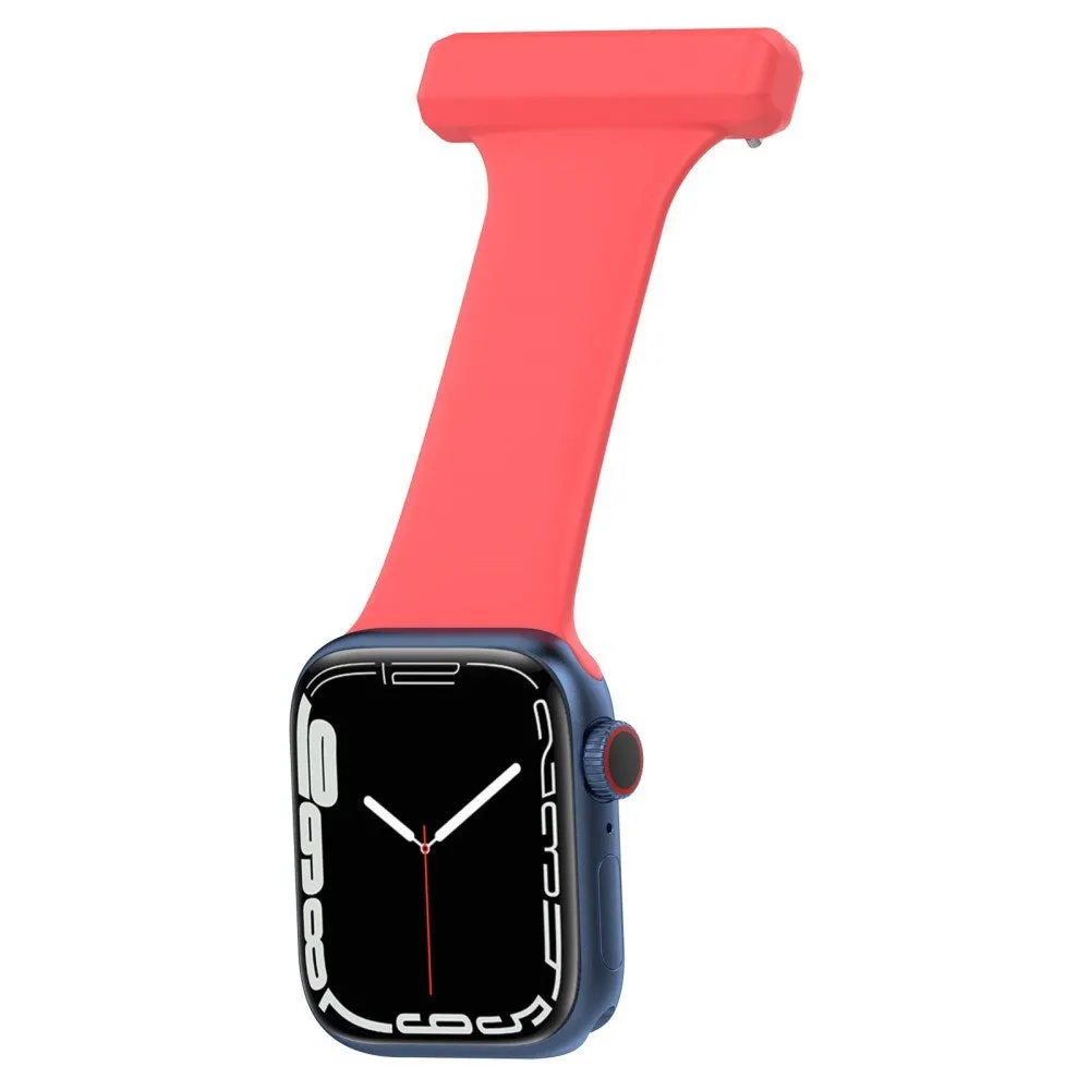 Apple Watch (38/40/SE/41MM) Sygepleje Silikone Urrem - Rød