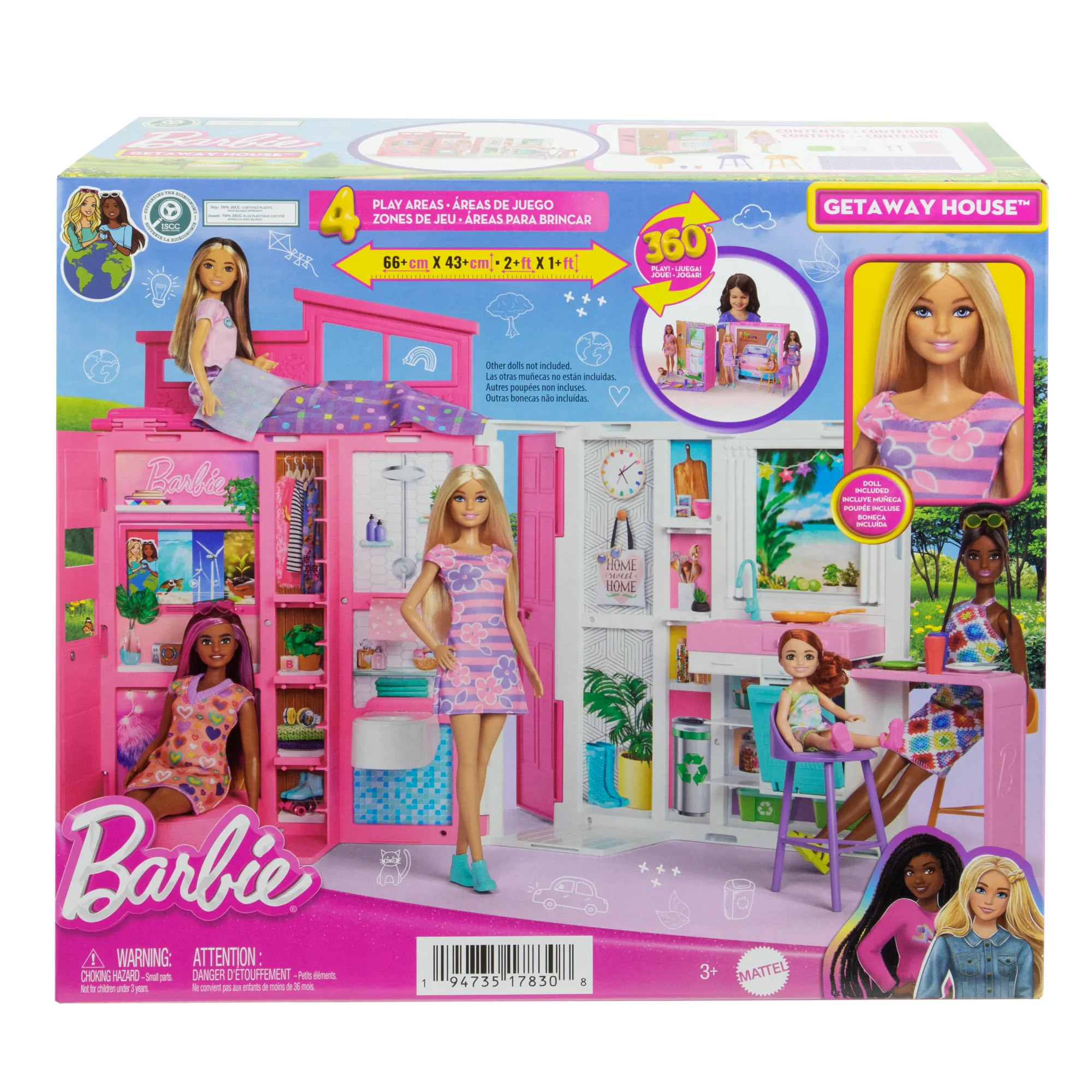 Barbie Casa de Bonecas Glam com Boneca