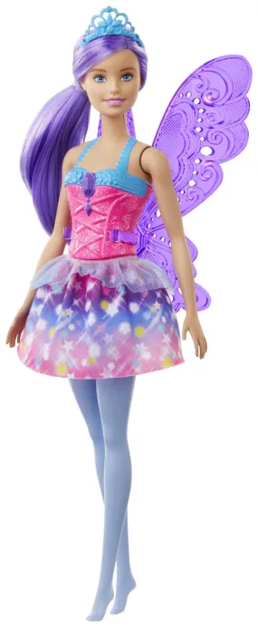 Barbie Dreamtopia Muñeca Hada Alas Moradas