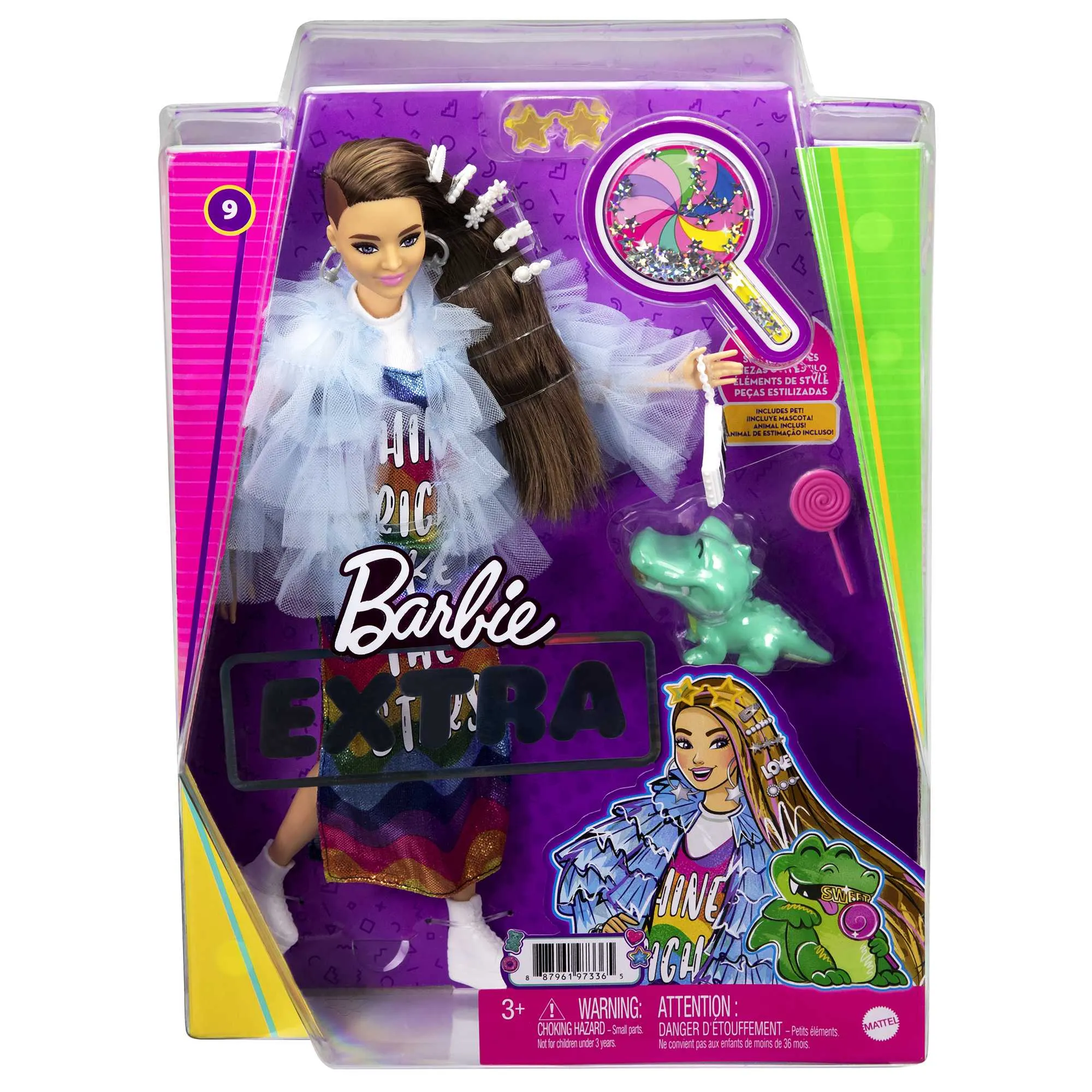 Barbie Extra Muñeca Chamarra Azul