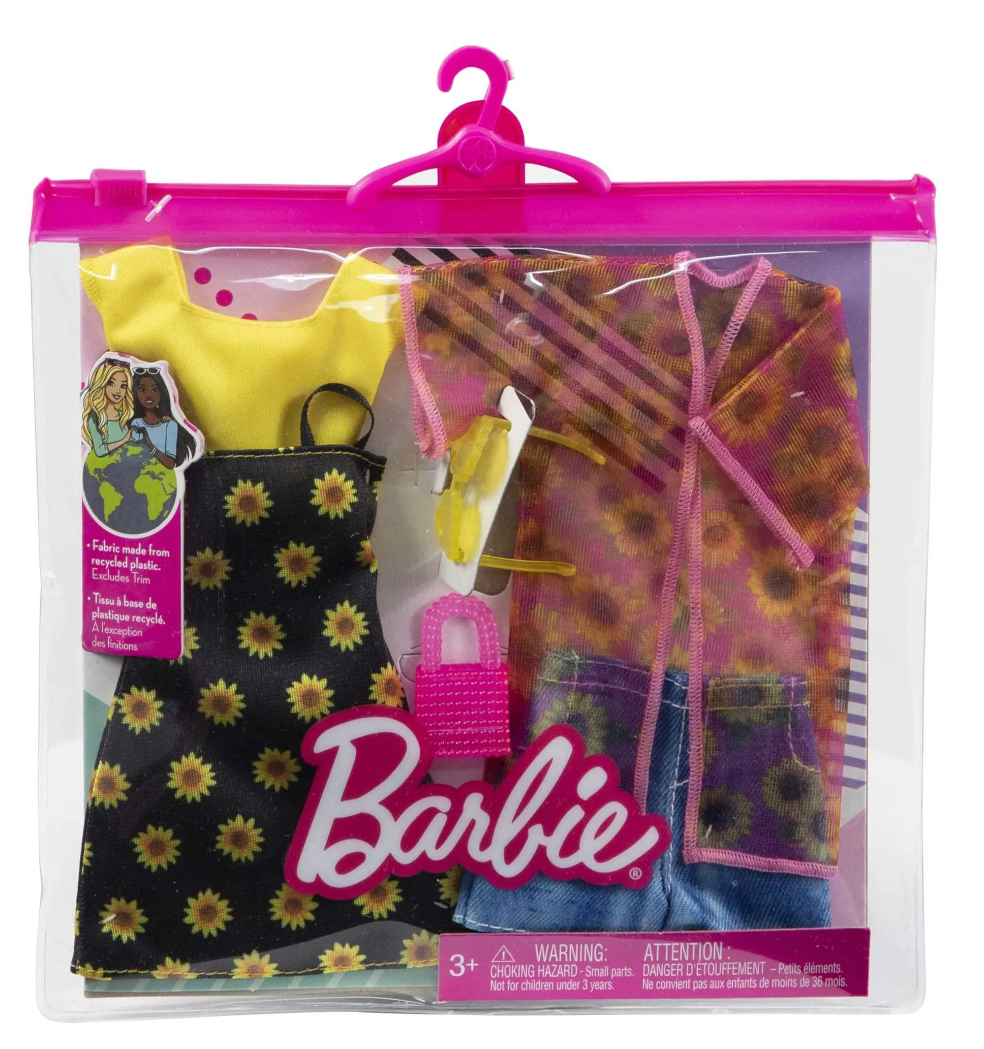 Barbie Fashion & Beauty Accesorios para Muñeca Looks de Girasoles