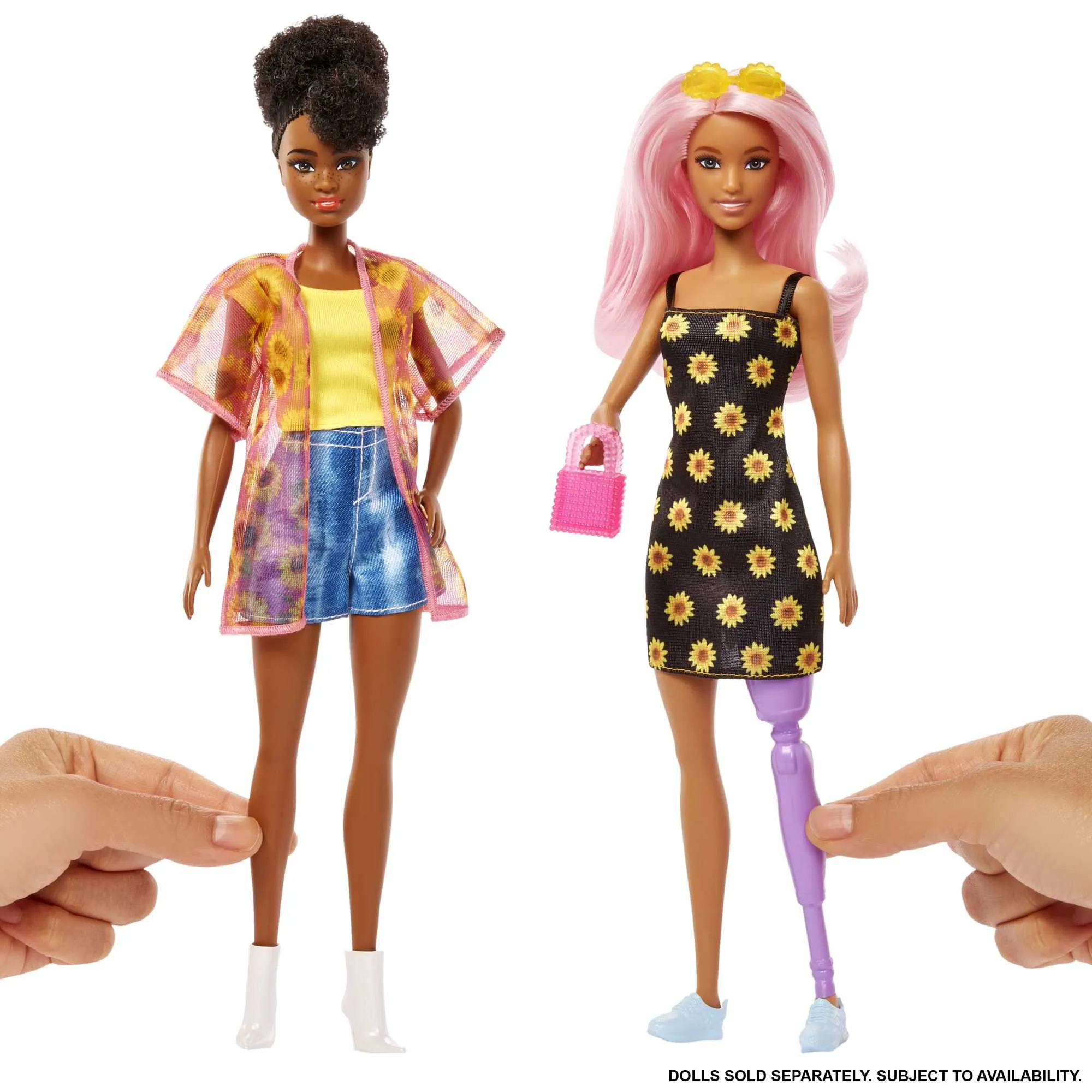 Barbie Fashion & Beauty Accesorios para Muñeca Looks de Girasoles