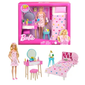 Barbie Fashion & Beauty Set de Juego Cuarto de los Sueños