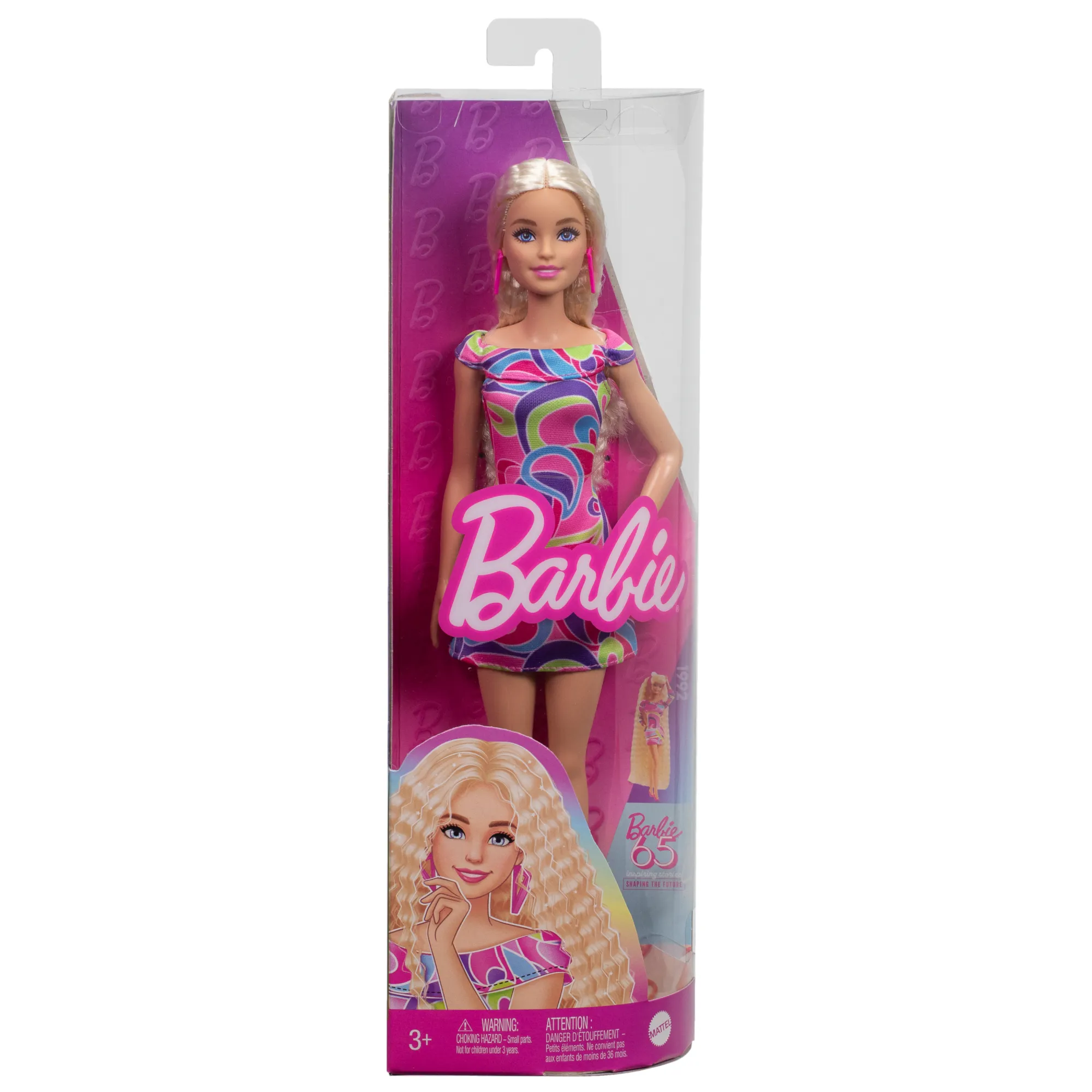 Barbie Fashionista Muñeca Vestido Colores y Cabello largo