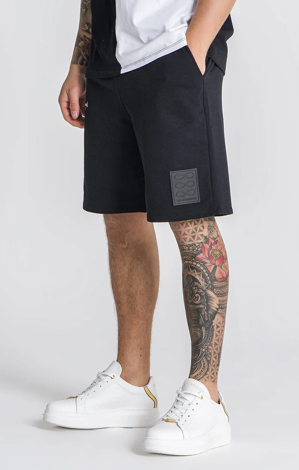 Black Block Shorts