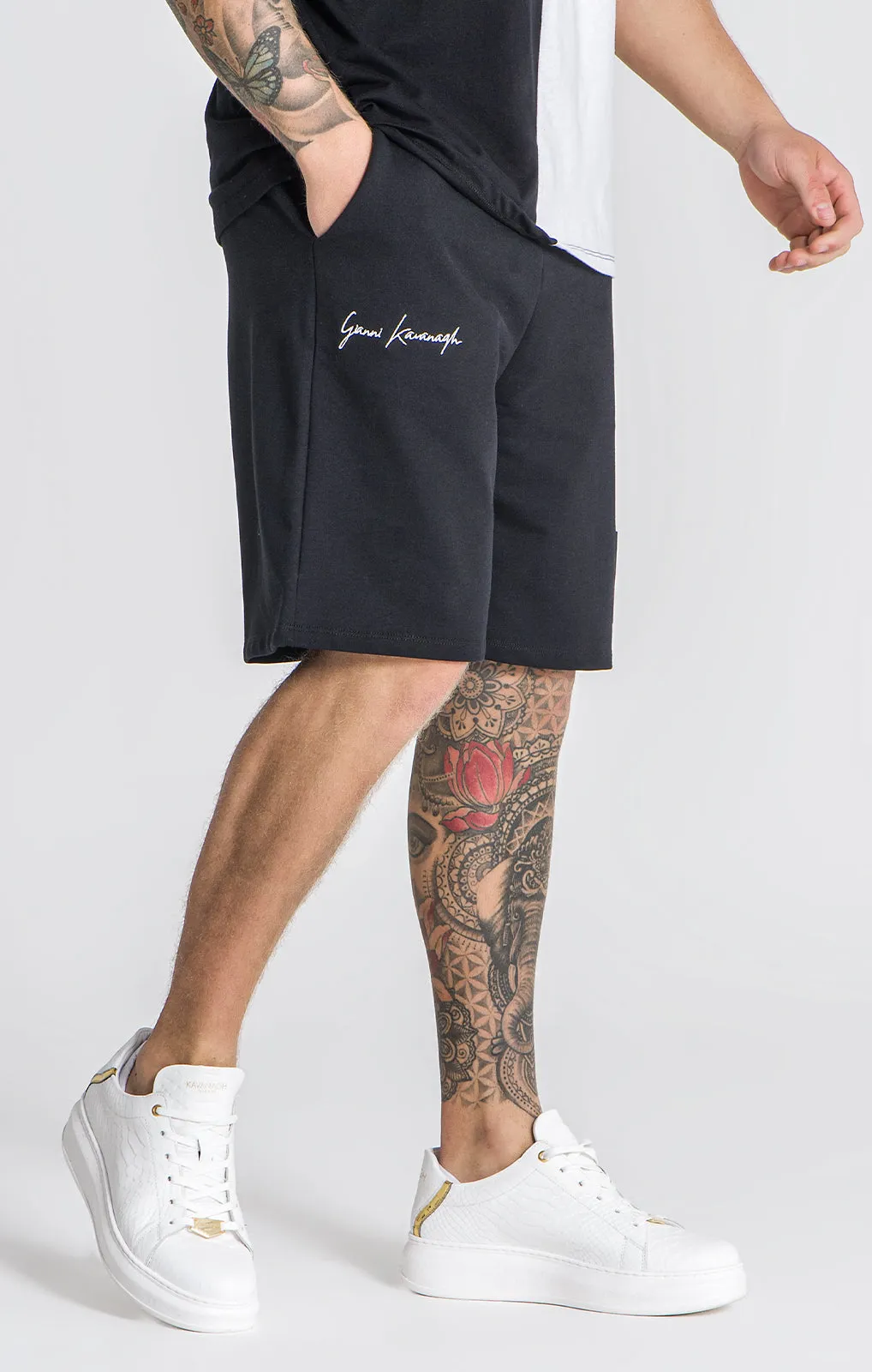 Black Block Shorts