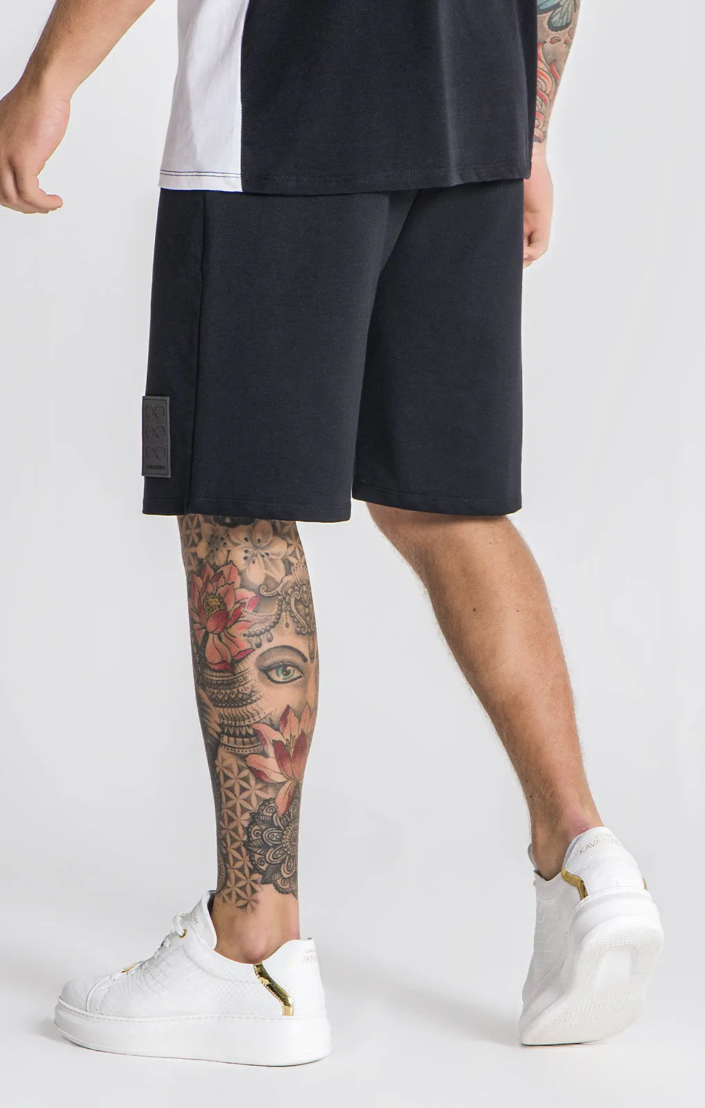 Black Block Shorts