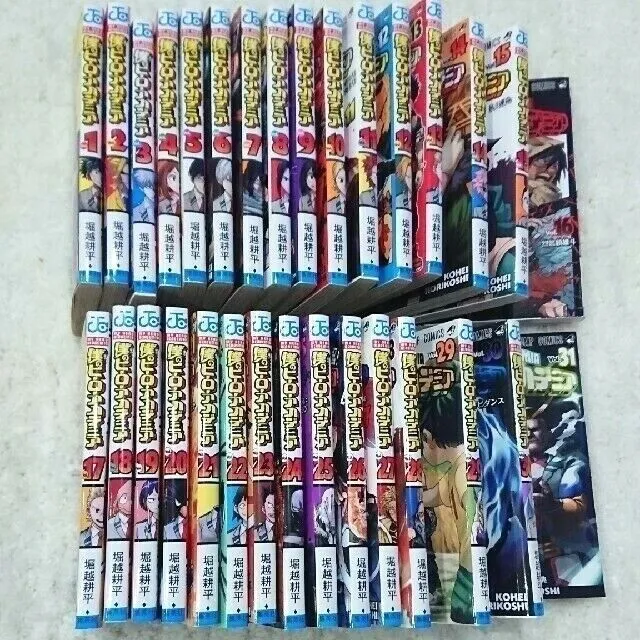 Boku no My Hero Academia 1 - 32 all Set Manga Comics Kohei Horikoshi Japanese