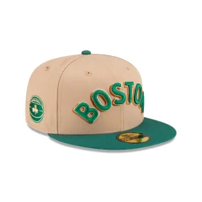 Boston Celtics NBA Authentics City Edition 59FIFTY Cerrada