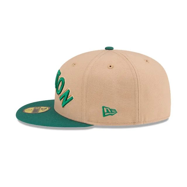 Boston Celtics NBA Authentics City Edition 59FIFTY Cerrada