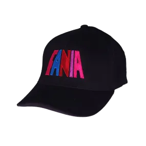 Fania Logo Old School Baseball Hat (Black)