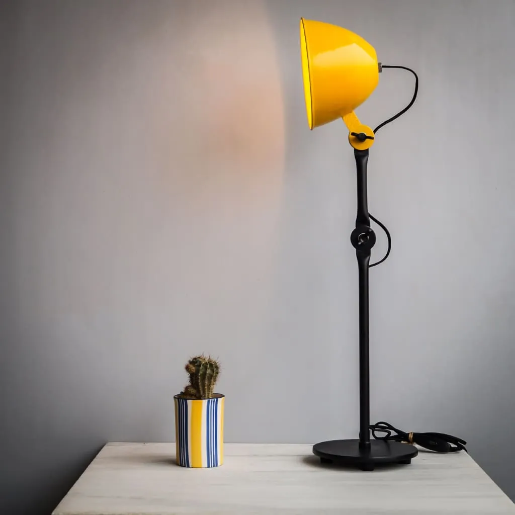 Fdl108 Swing-Arm Yellow Decorative Desk Lamp