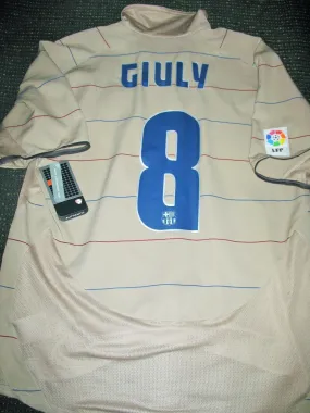 Giuly Barcelona 2004 2005 Jersey Shirt Camiseta Maillot L BNWT