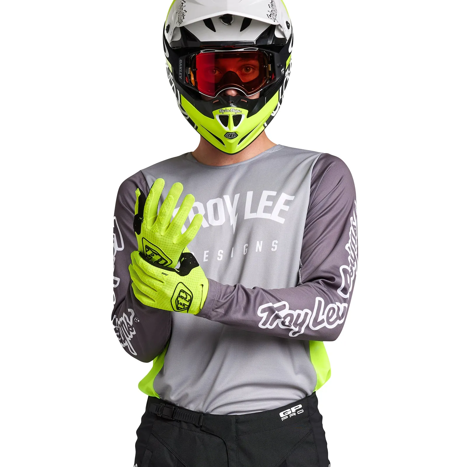 GP Pro Jersey Boltz Silver / Glo Green