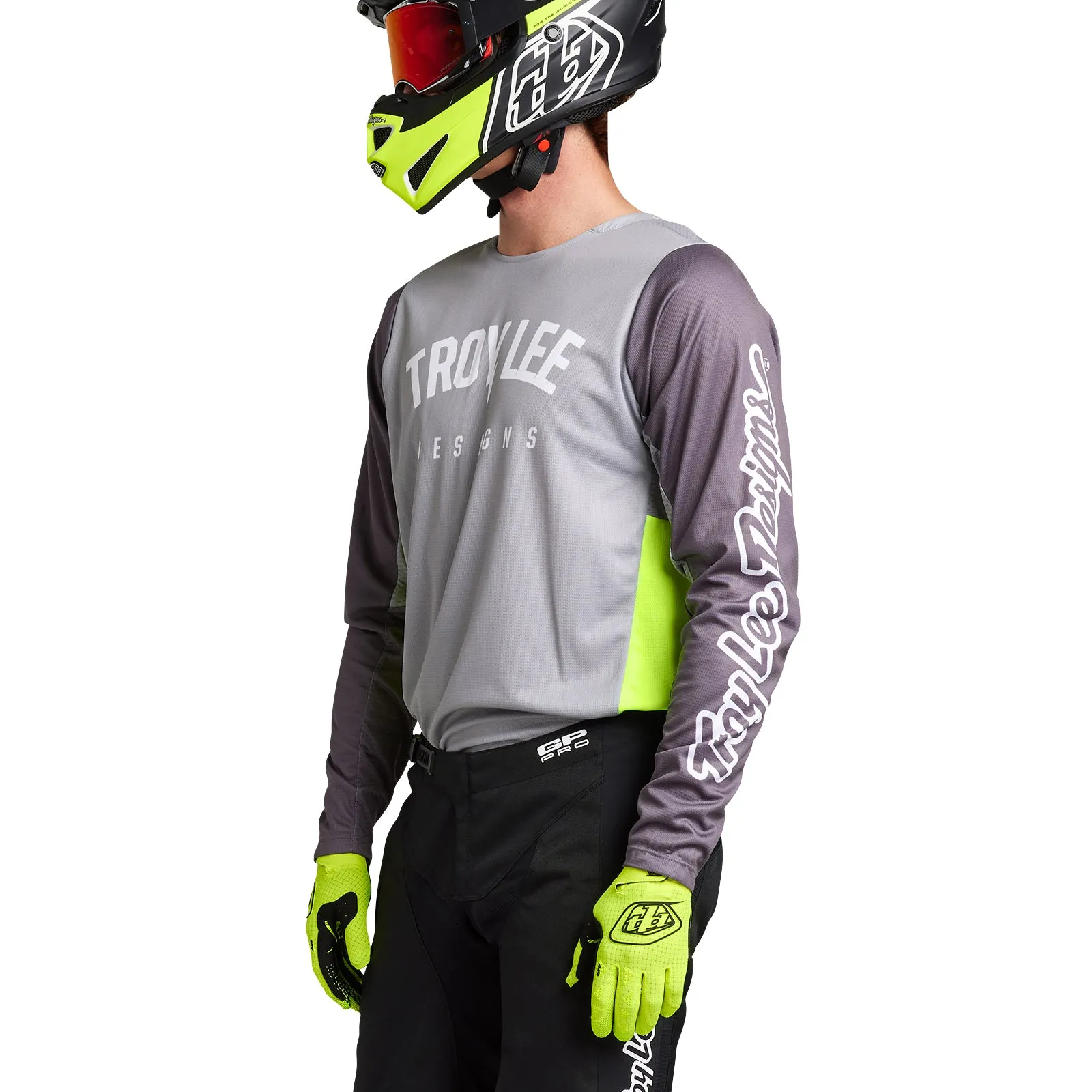 GP Pro Jersey Boltz Silver / Glo Green