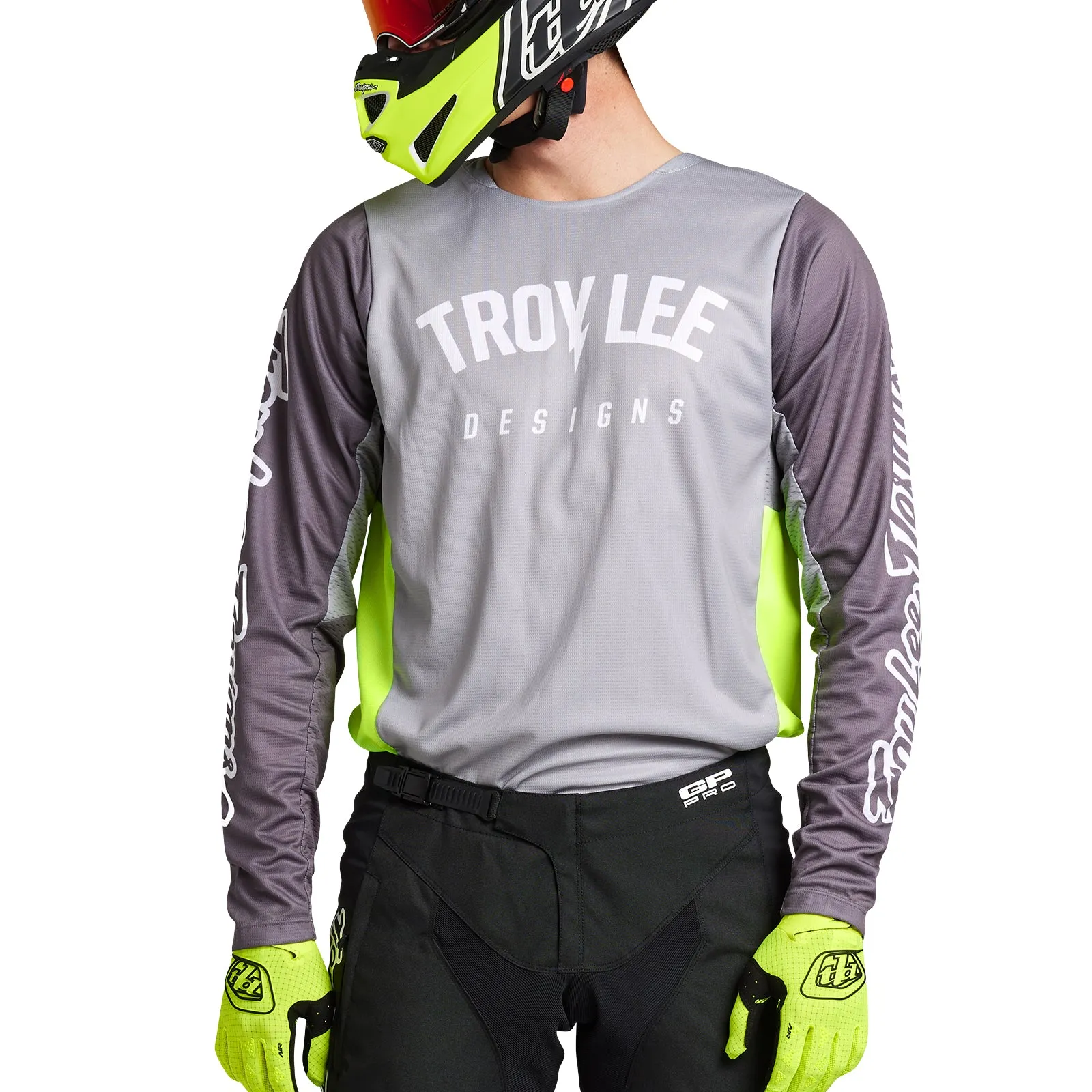 GP Pro Jersey Boltz Silver / Glo Green