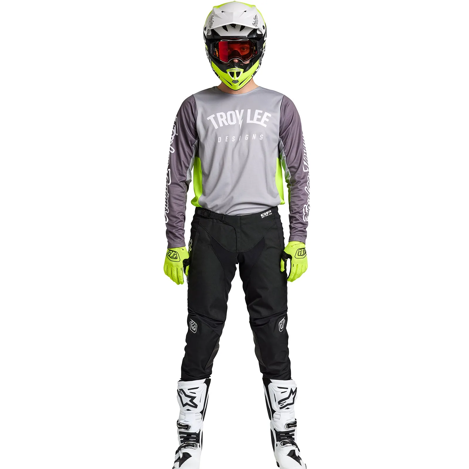 GP Pro Jersey Boltz Silver / Glo Green