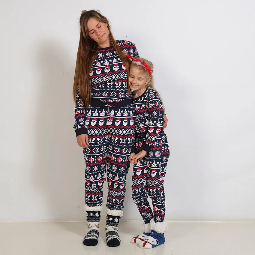 Julepyjamas Navy - Dame.