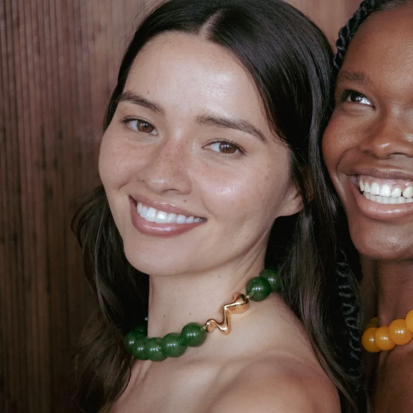 Lemon Drop Necklace & Golden Dance Clasp