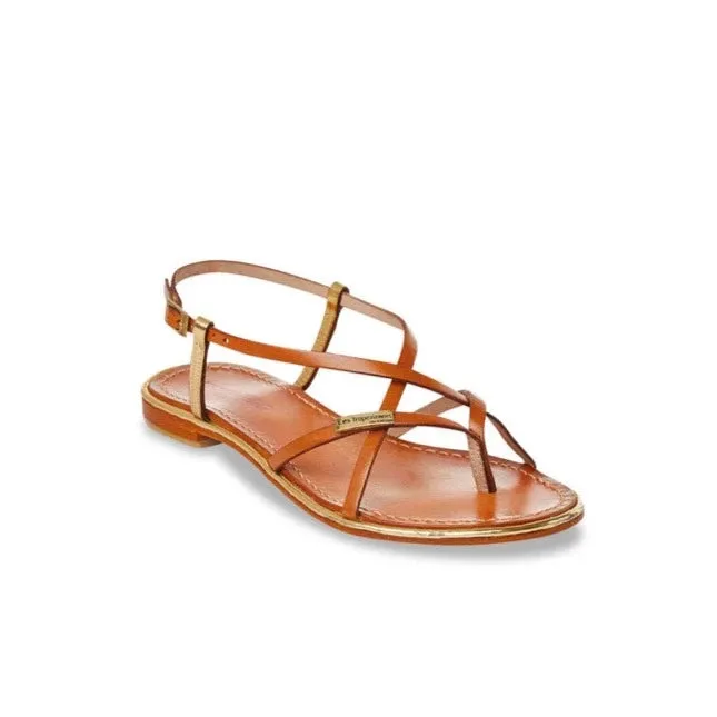 LES TROPEZIENNES | SANDALIAS MUJER | MONACO TAN/GOLD | MARRÓN