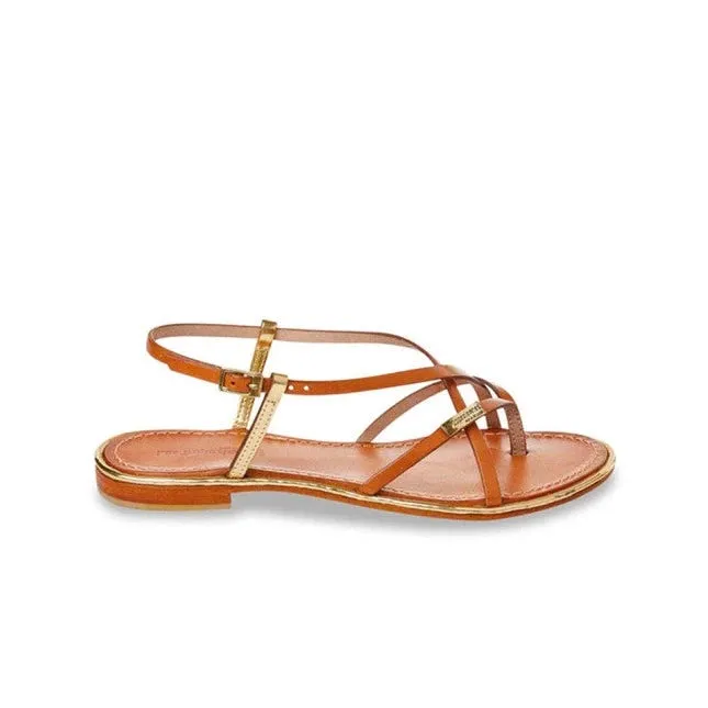 LES TROPEZIENNES | SANDALIAS MUJER | MONACO TAN/GOLD | MARRÓN