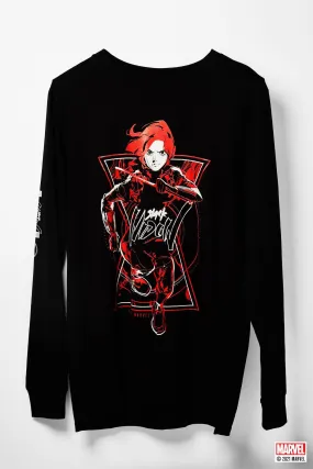 LIQUID x MARVEL BLACK WIDOW LONG SLEEVE TEE