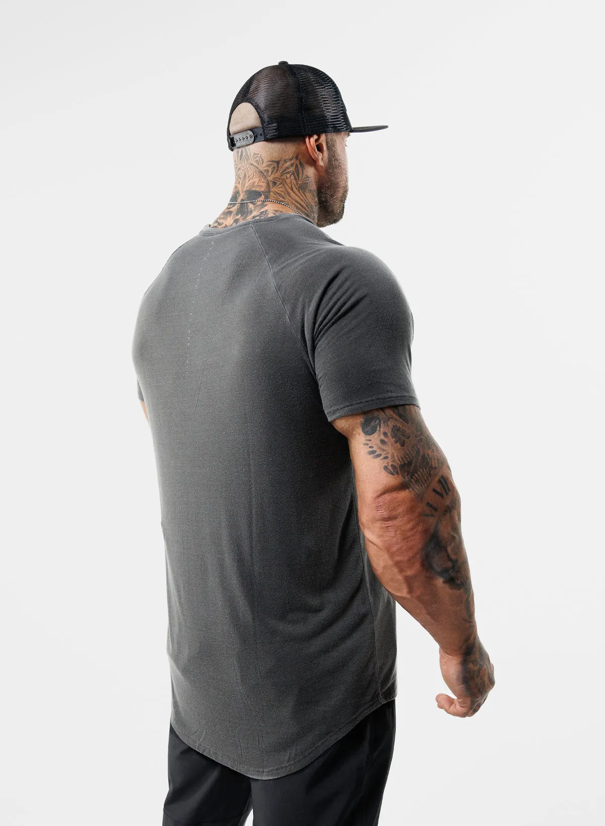 MOTO DISTRESSED TEE - BLACK