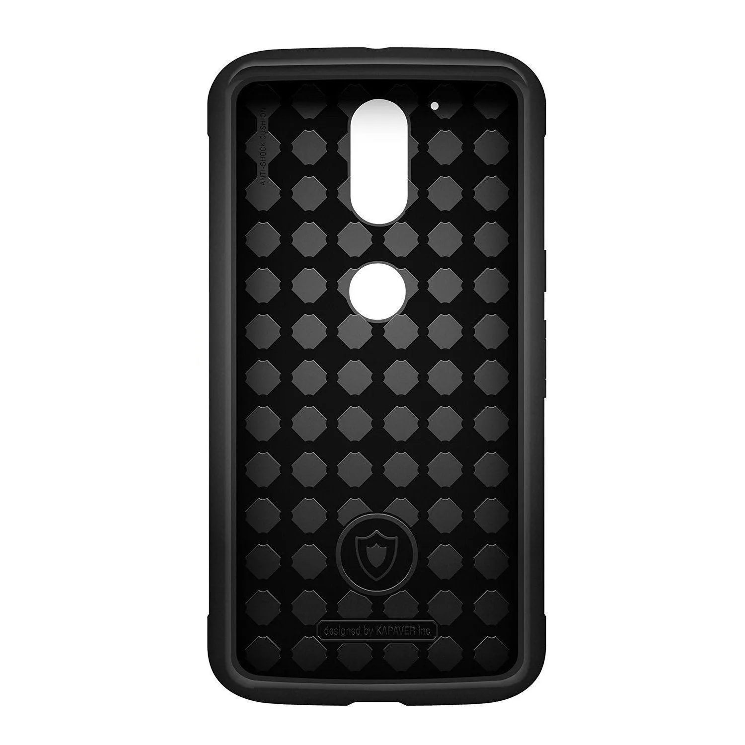 Moto G4 / G4 Plus  with USB Data Cable Back Cover Case | Rugged - Black