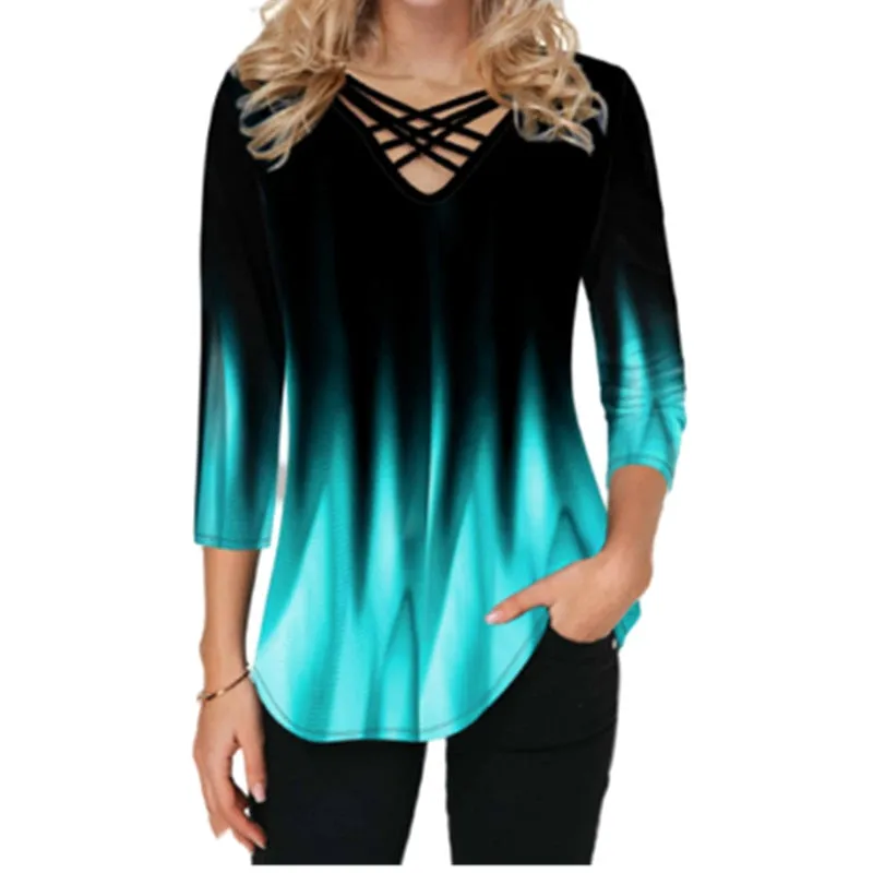 Mujer Blusa 3D