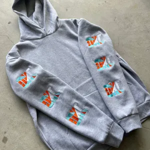 OKC oklahoma Sleeve Hoodie