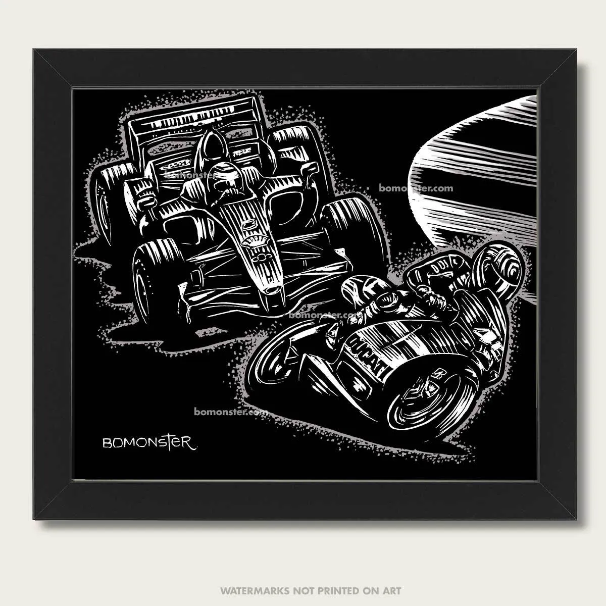 Original Formula 1 Art "Formula For Speed #1"