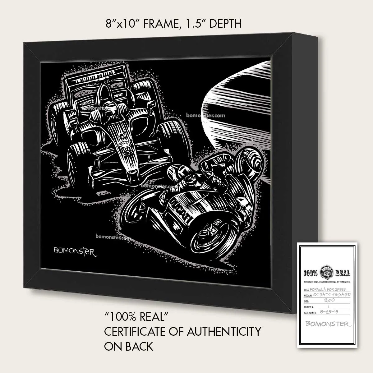 Original Formula 1 Art "Formula For Speed #1"