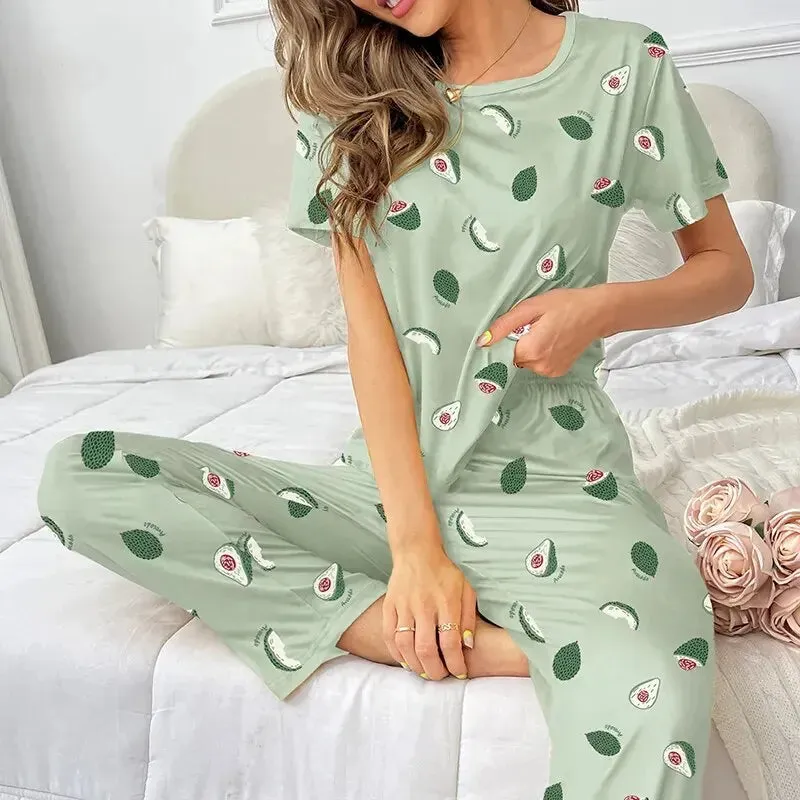 Pijama Avocado Feminino Longo