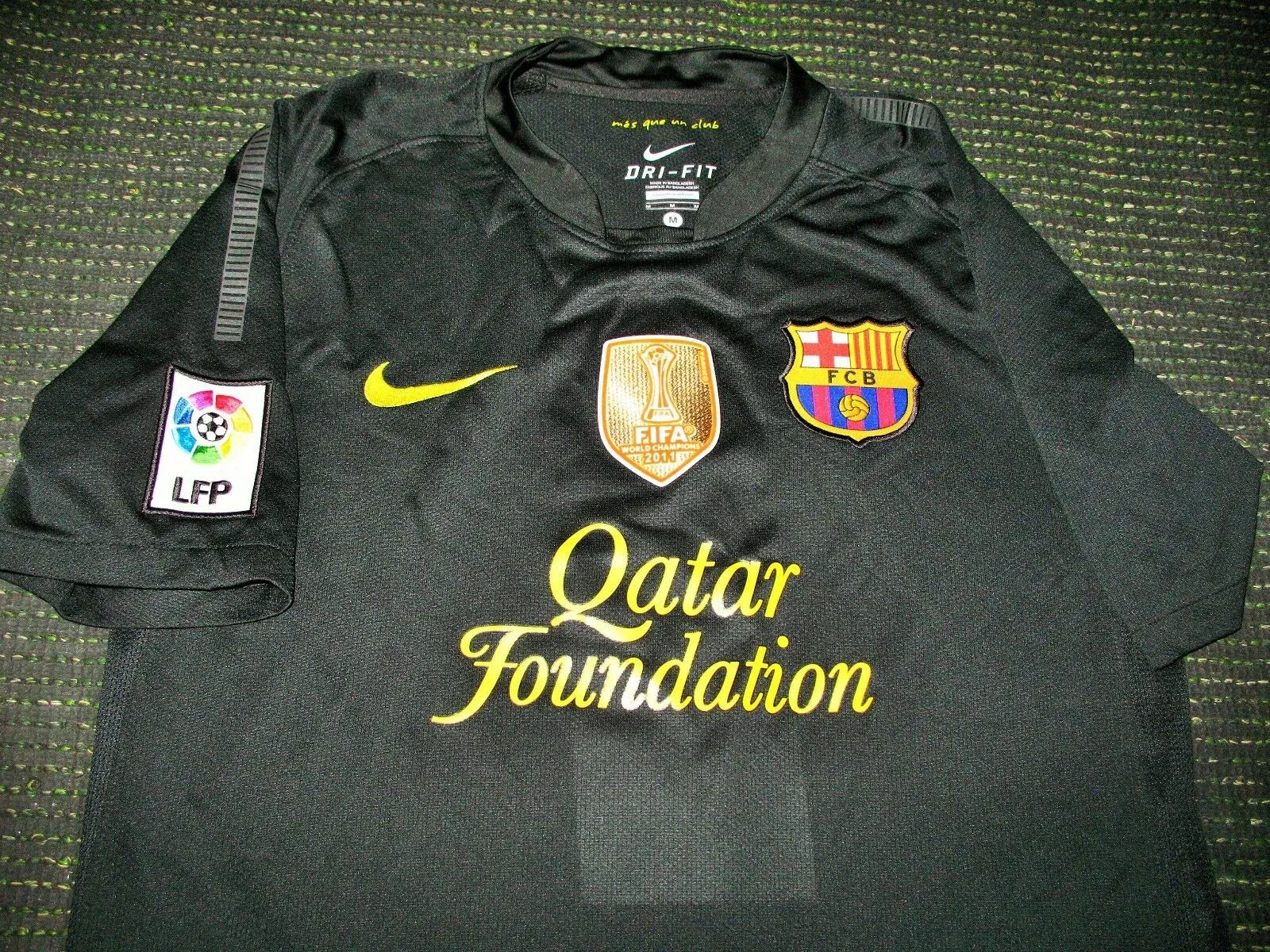 Pique Barcelona 2011 2012 Black Jersey Shirt Camiseta Trikot