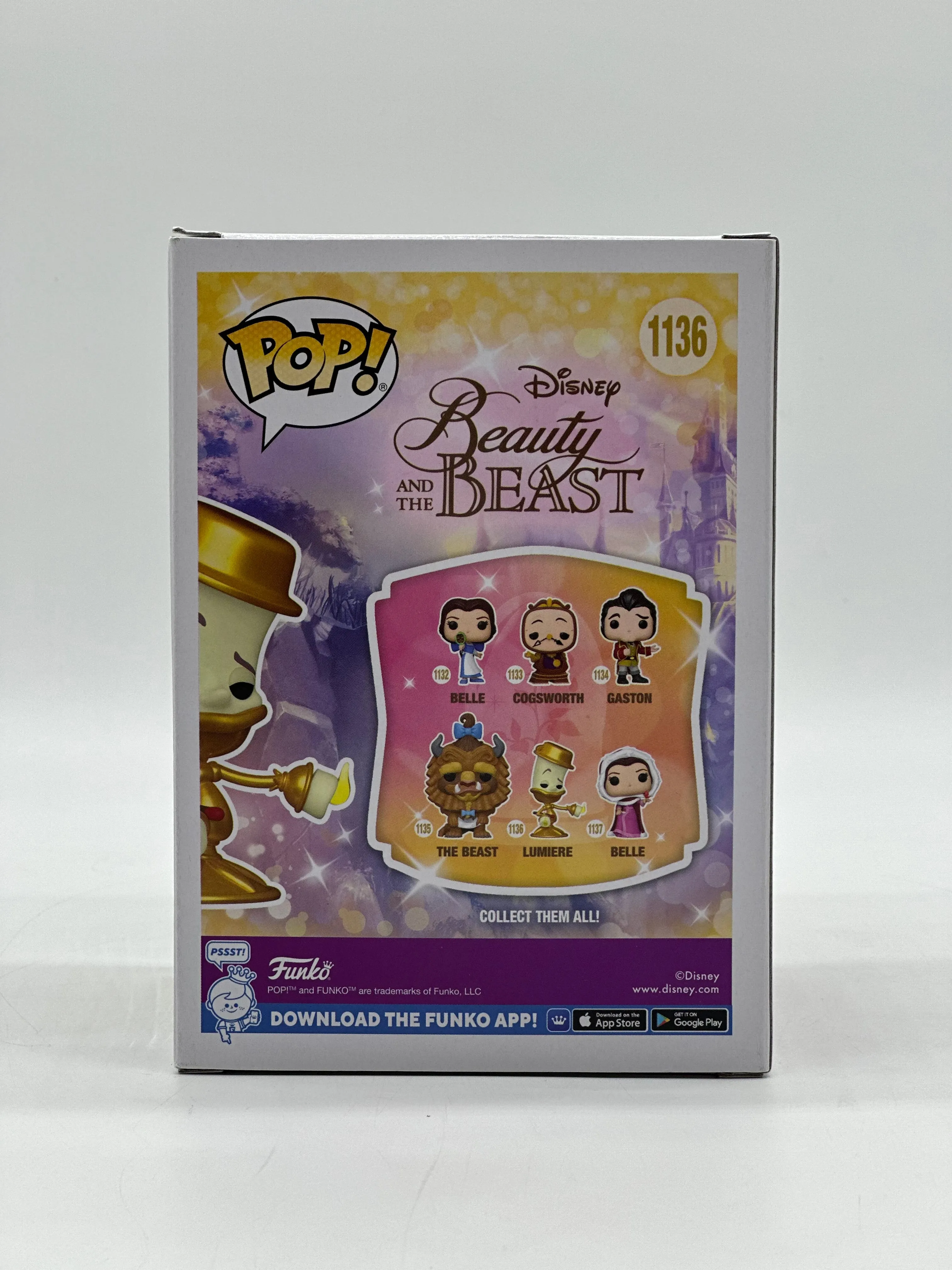 Pop! Disney Beauty And The Beast 1136 Lumiere