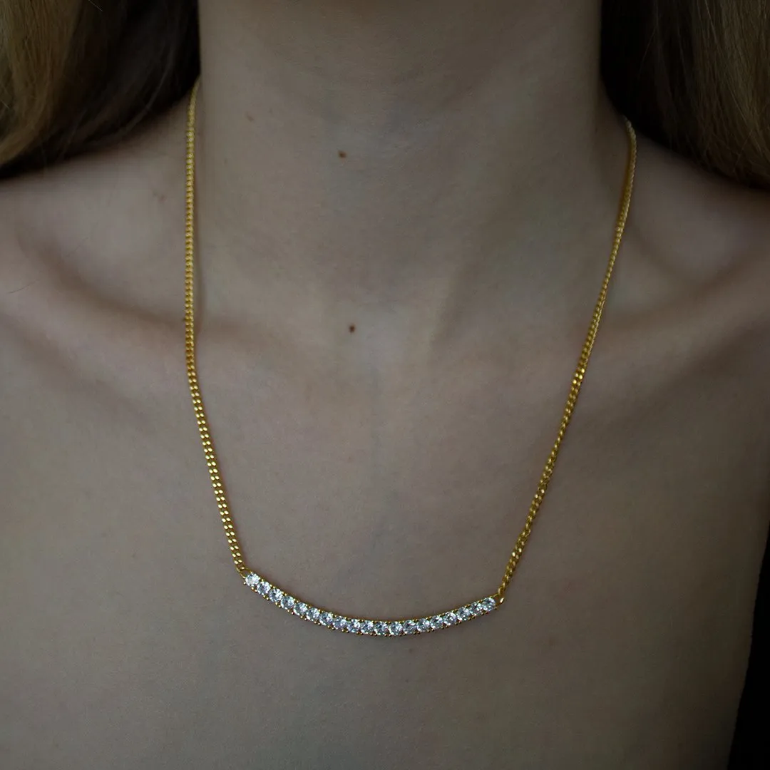 SPARK LINE GOLDEN NECKLACE