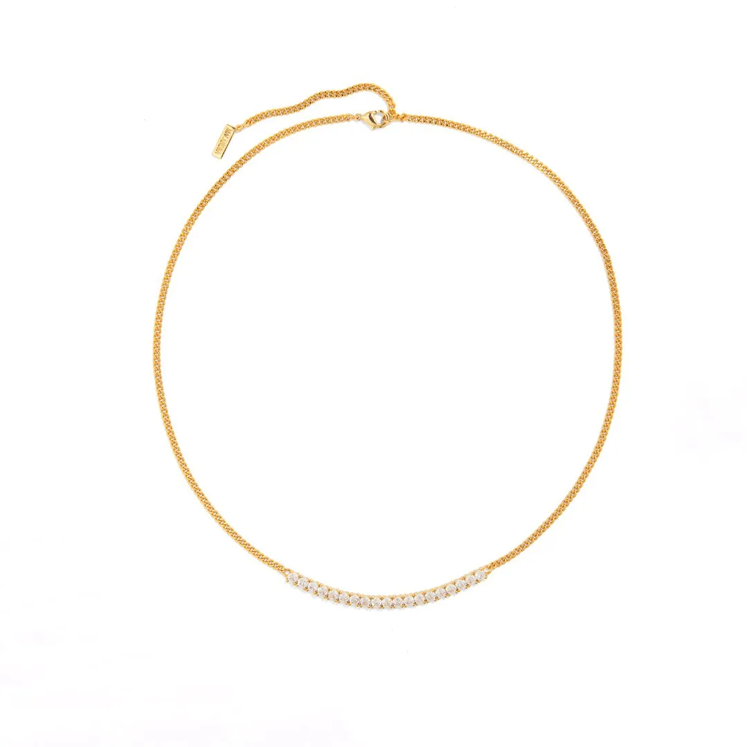 SPARK LINE GOLDEN NECKLACE