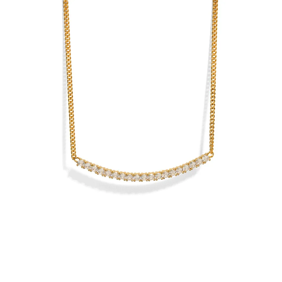 SPARK LINE GOLDEN NECKLACE