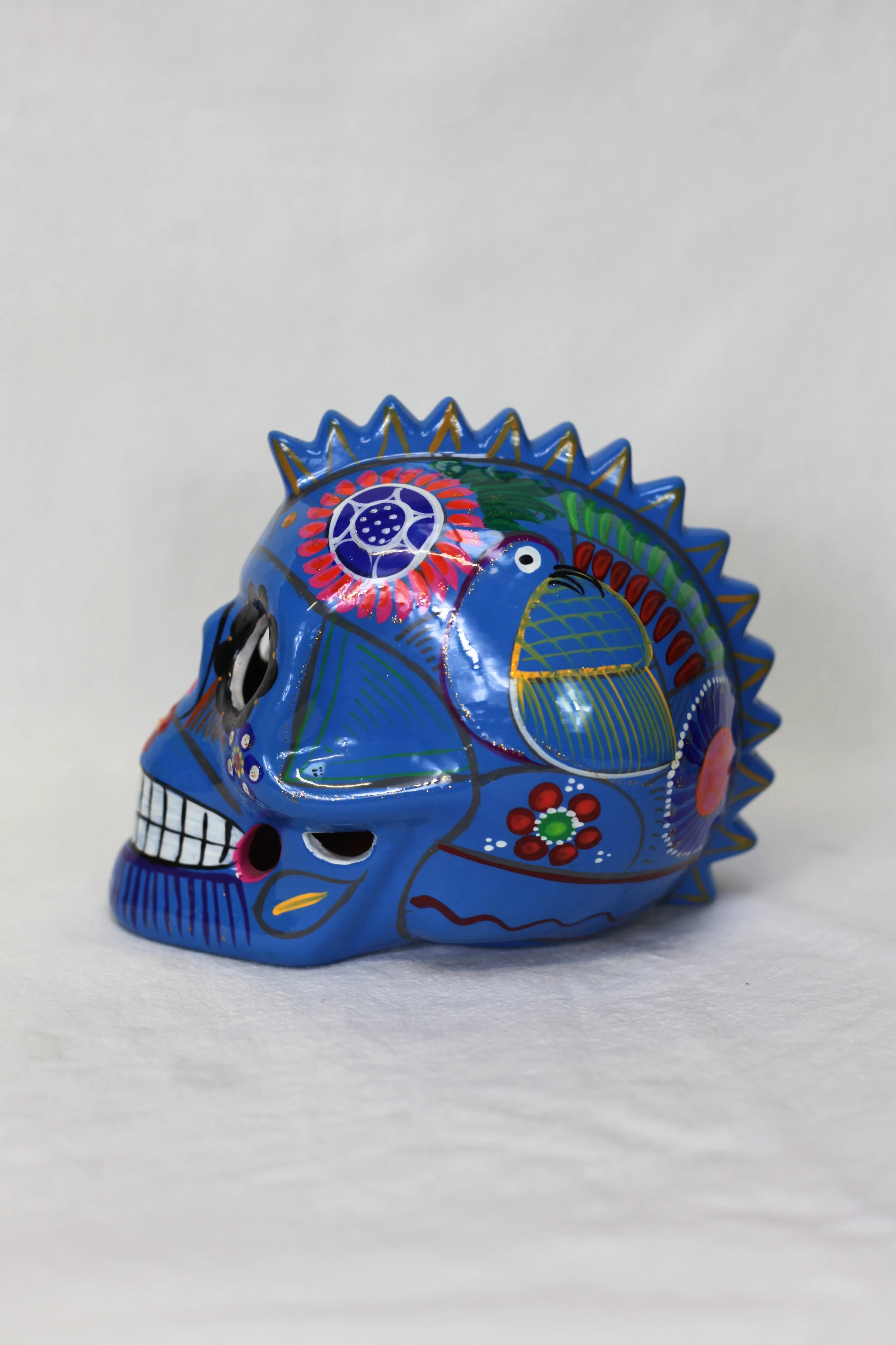 Sugar Skull w/Mohawk - Large