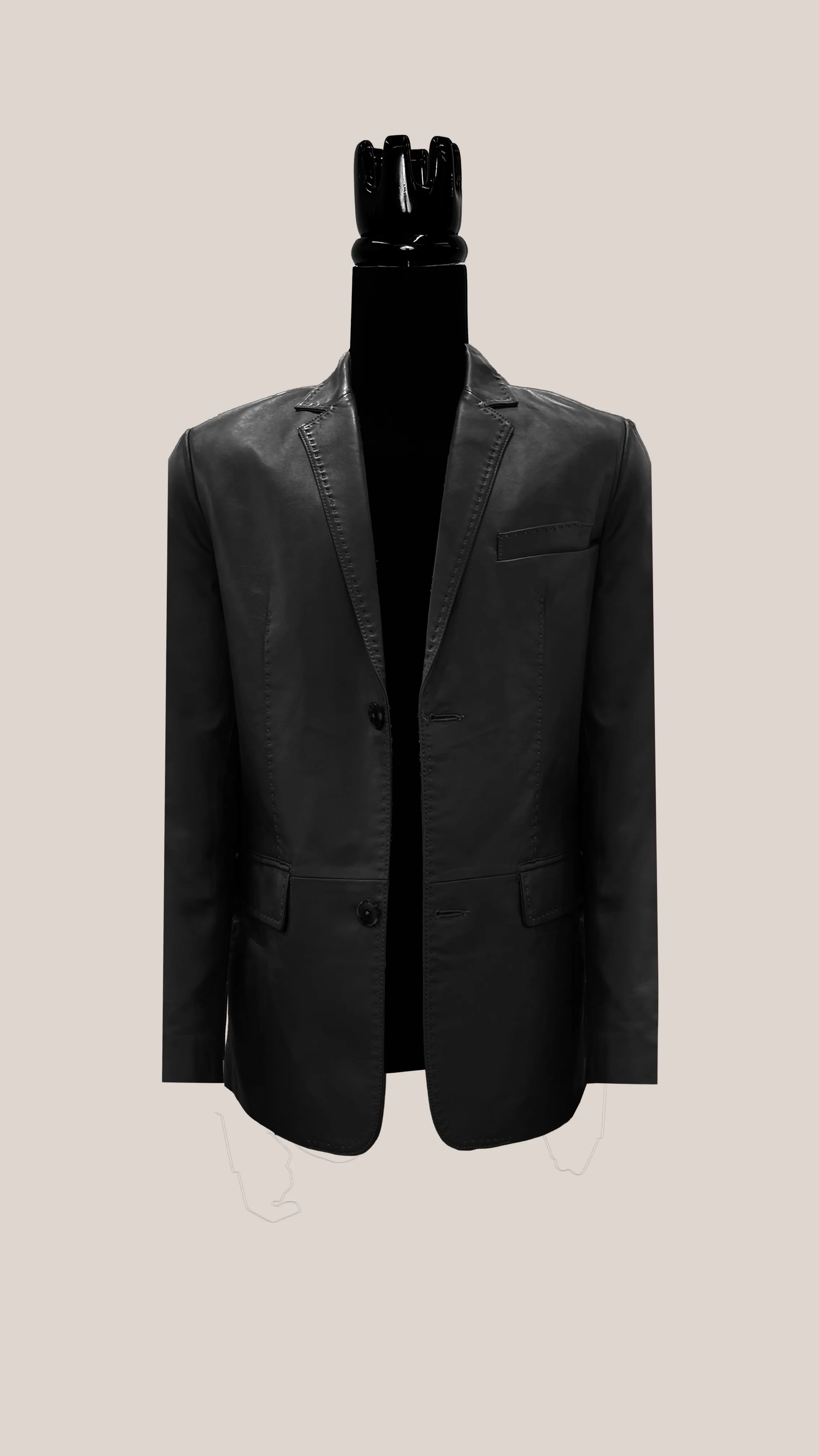 Vercini Premium Leather Blazer