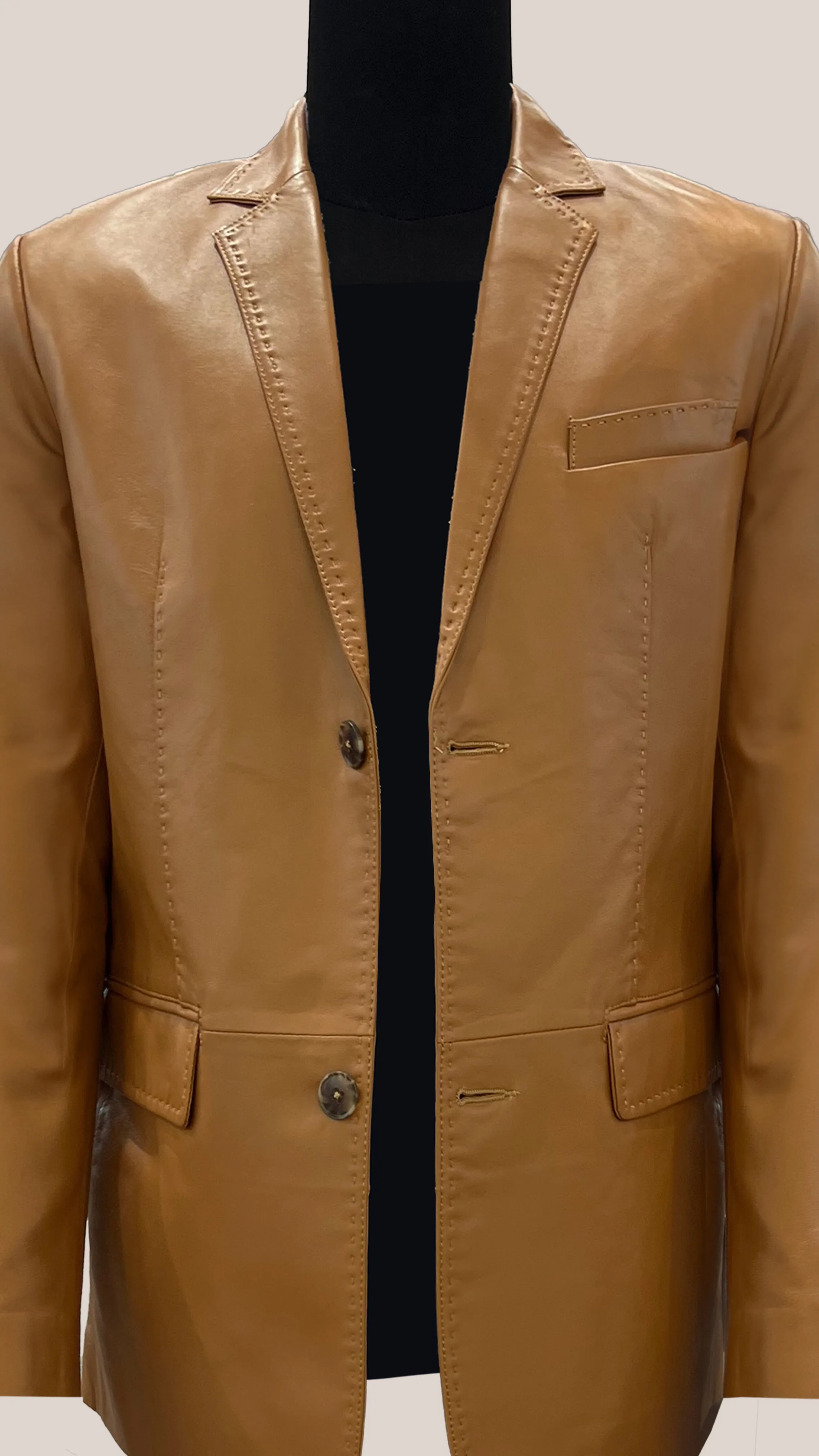 Vercini Premium Leather Blazer