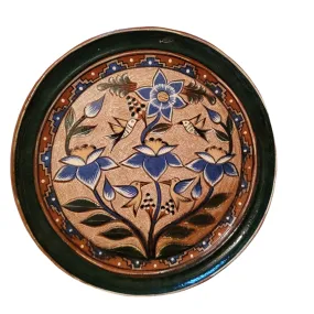 Vintage Handcrafted Capula, Michoacan, Mexico Pottery Charger