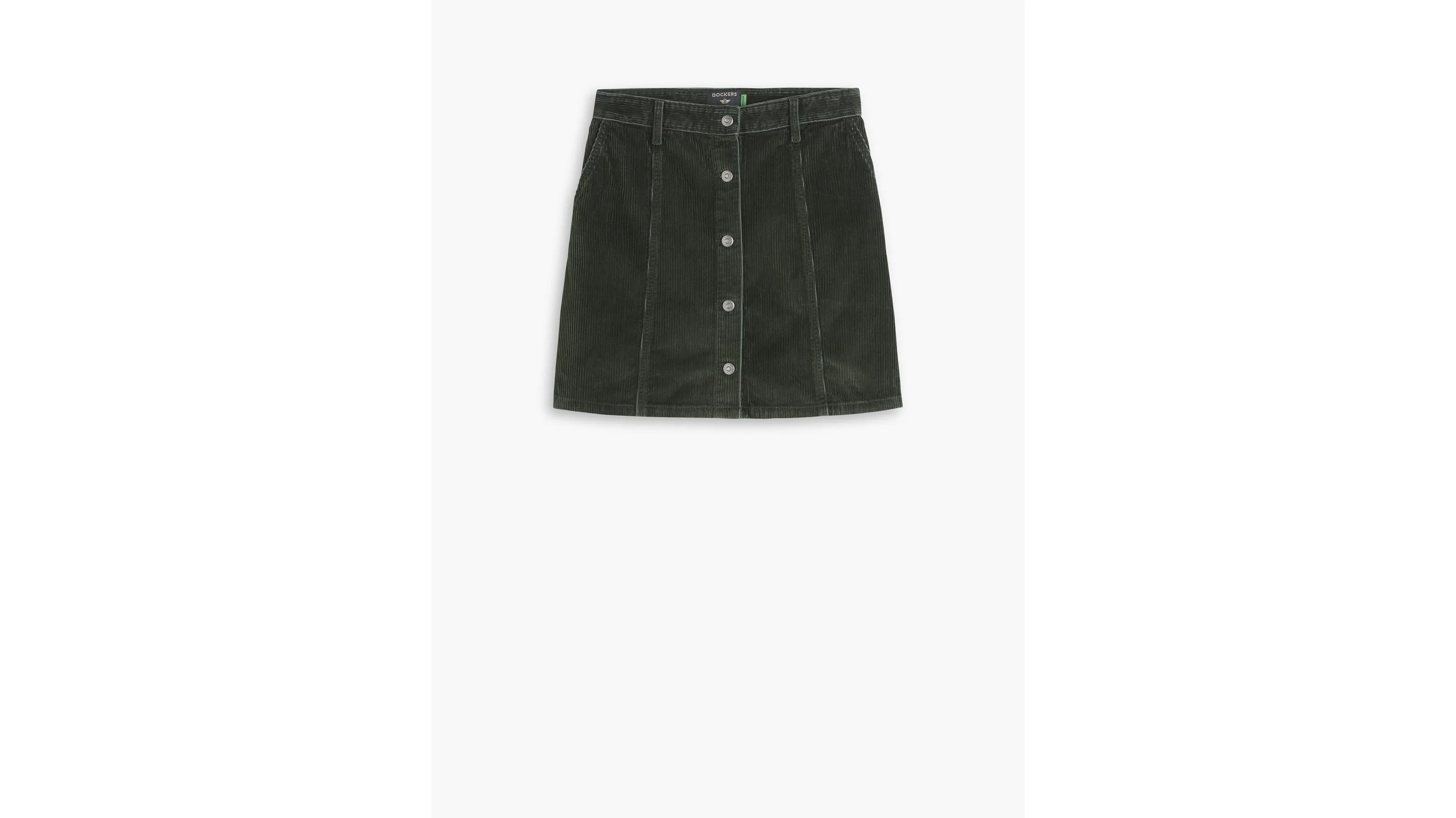 Women's Button Front Mini Skirt